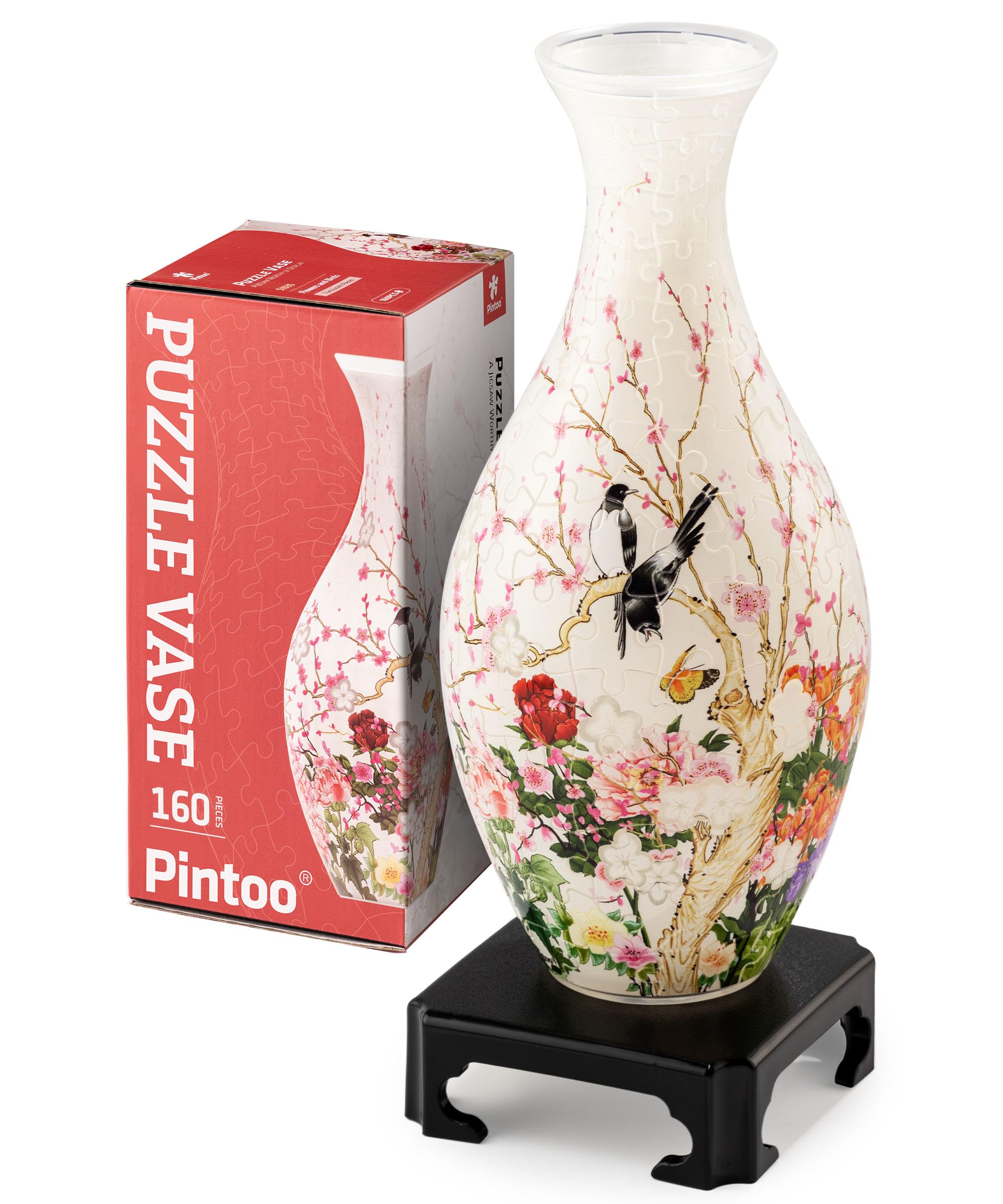 cune 花瓶 Amazon.com: 3D Puzzle Vase Unique Flower Vase for Adults